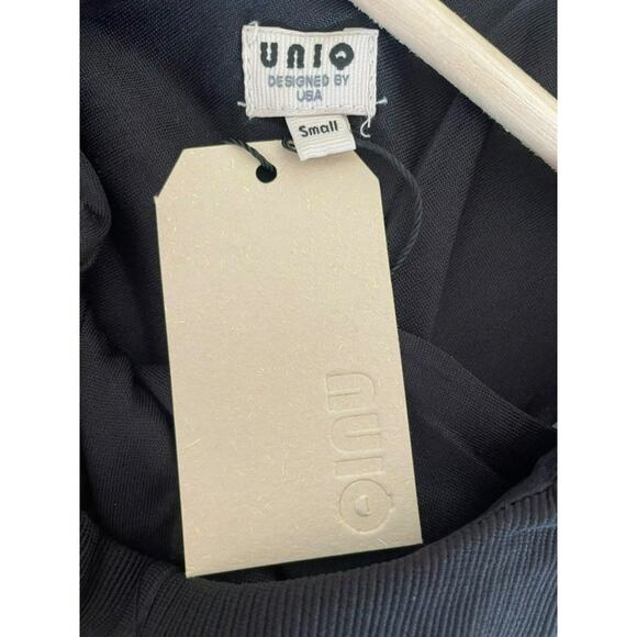 NWT Uniq Little Black Dress – Twist Front, Size Small - Picture 4 of 5